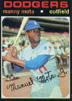1971 Topps Baseball Cards      112     Manny Mota
